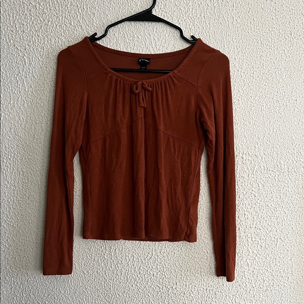 Art Class Brand Burnt Orange Cropped Top